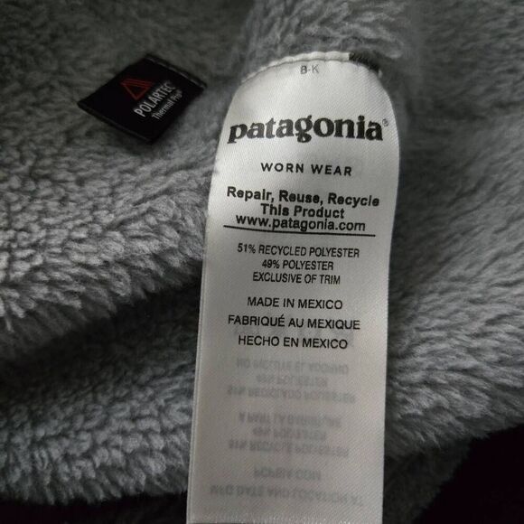 Patagonia Re-Tool Snap-T Fleece Women's Size Small Gray - Picture 5 of 5